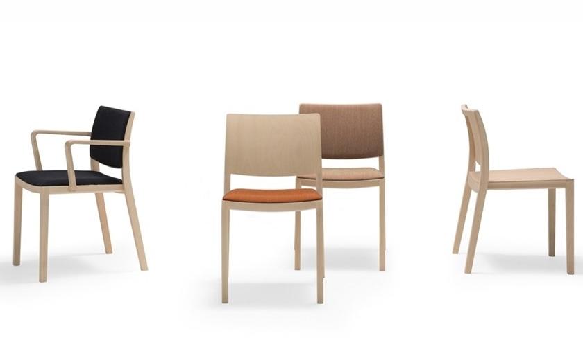 Andreu World Мягкое деревянное кресло Duos Si2752 - Вид №6