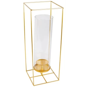Подсвечник Cube металл 55 см цвет золотой 89344931 STLM-2191727