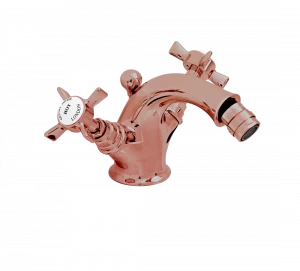 Gentry Home Смеситель для раковины Style на три отверстия с всплывающей пастой Ascot Copper GH101312