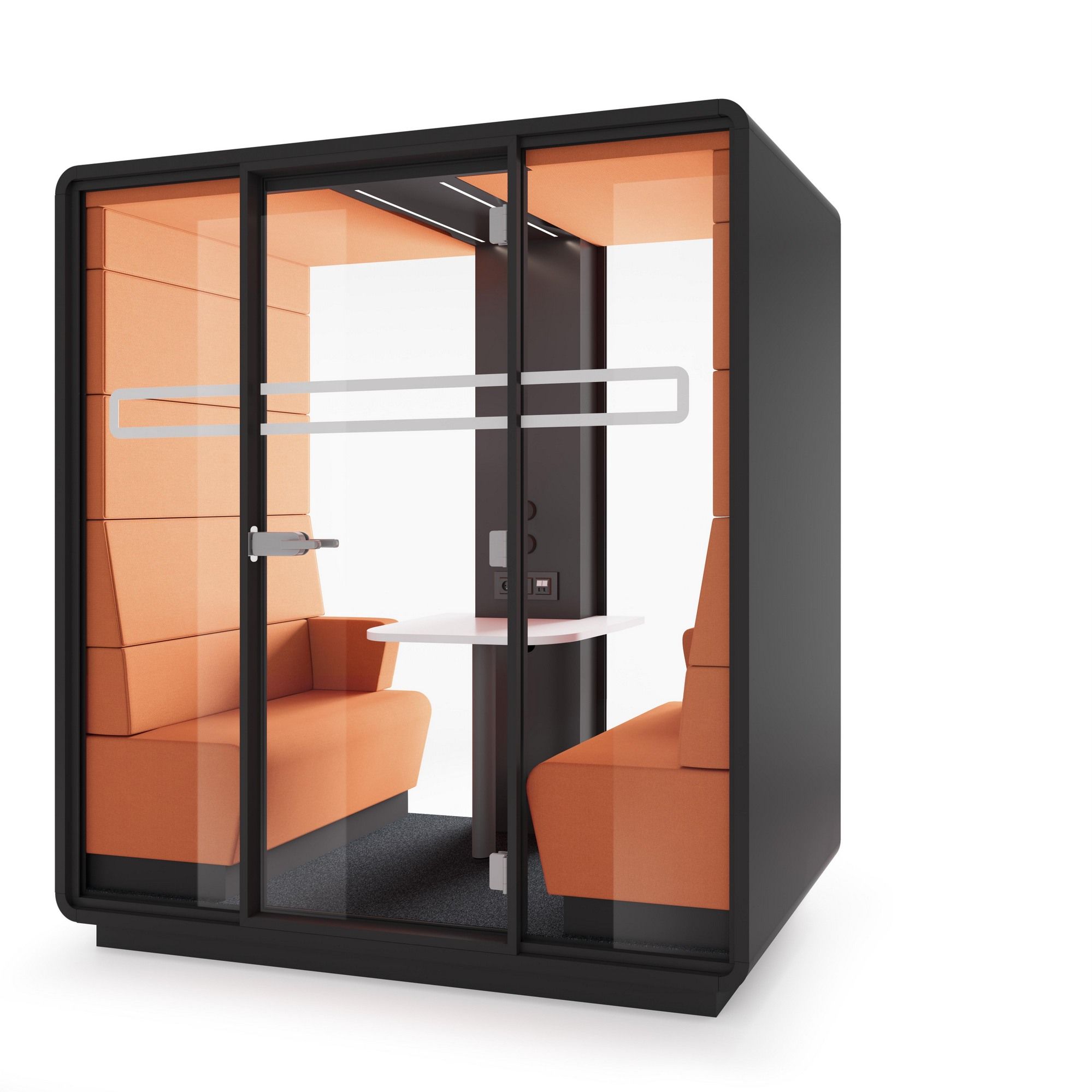 Многосторонняя акустическая офисная кабина со встроенным освещением Mikomax Smart Office Hushoffice ARCH-00086277 - Вид №40