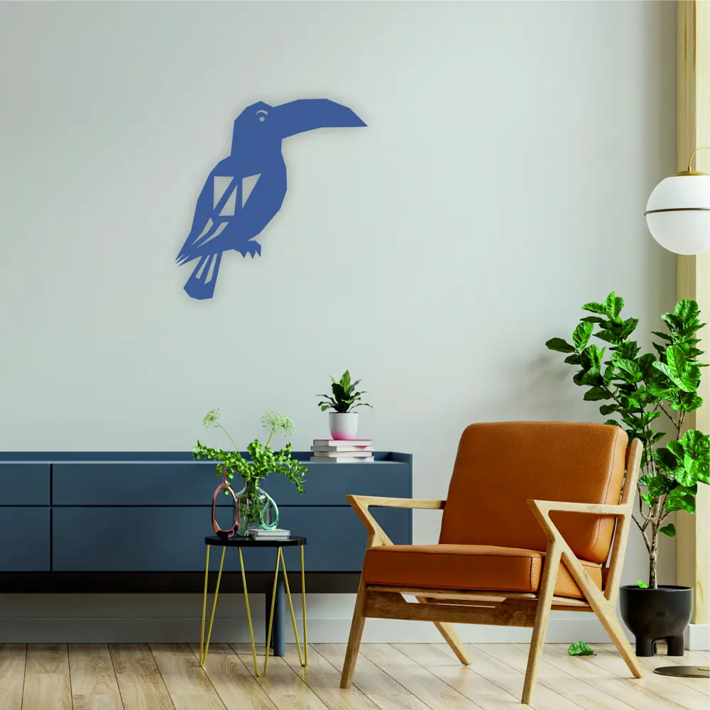 Настенное панно "Попугай" дерево 36x57 см Симфония STLM-2043292 - Вид №6