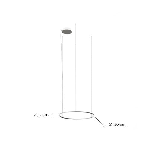 Алюминиевый светодиодный подвесной светильник AXOLIGHT U-Light ARCH-00044665 - Вид №3