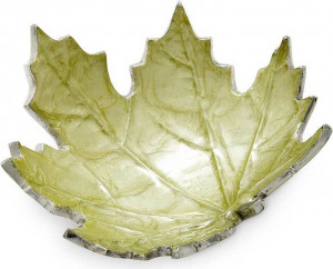 10555649 Julia Knight Чаша малая Julia Knight "Лист клена" 15см (киви) Алюминий