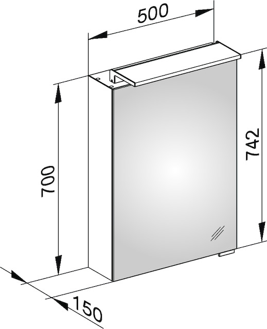 13601171201 Зеркальный шкаф KEUCO Royal L1 - Вид №6