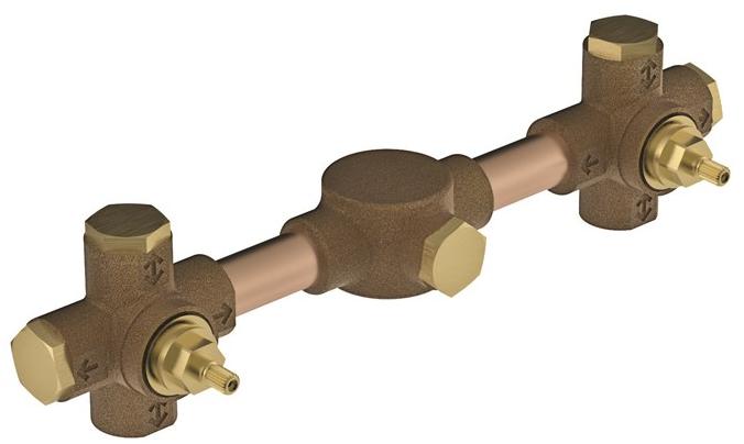 RUBINETTERIE STELLA Смеситель для умывальника настенный на 3 отверстия Sirius sun-id-1349582 - Вид №3