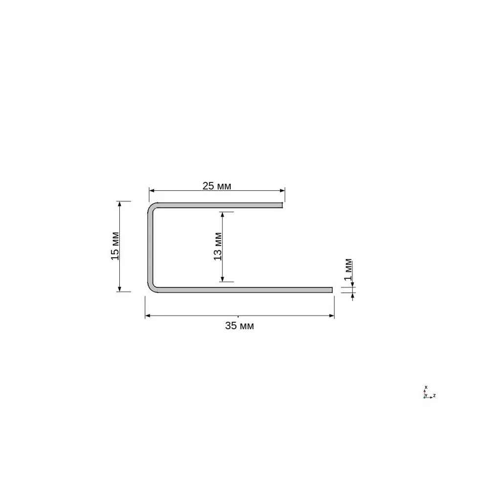 Профиль ПВХ 12x25x2700 мм цвет венге 89346070 STLM-2083556 POLIPLAST  - Вид №2