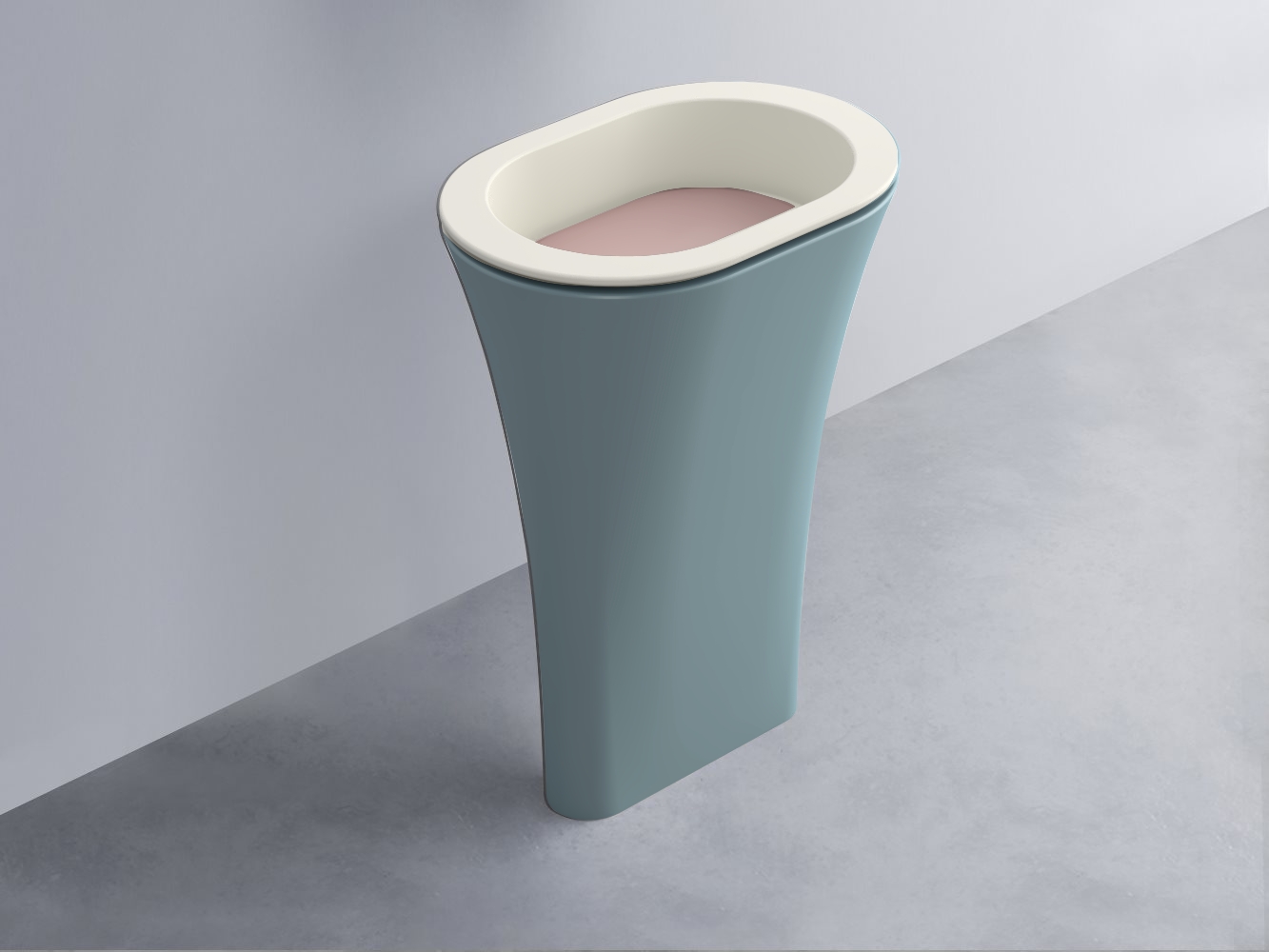 AMLA65-TL+AMPILO-CP+AMCOLO-PL Раковина Amedeo Ovale отдельностоящая cielo Enjoy + Amedeo Ceramica Cielo