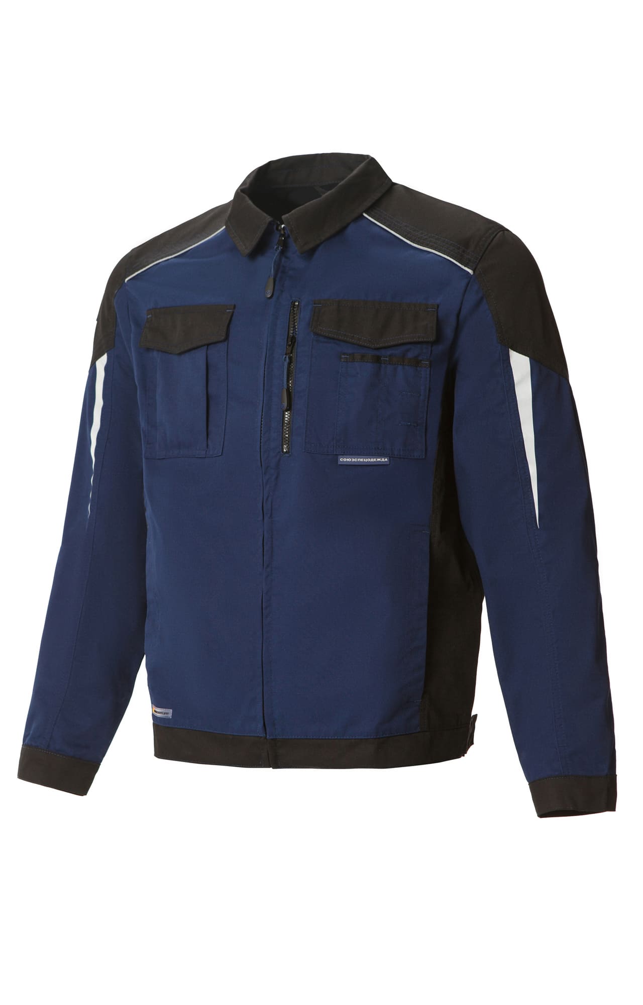 64626 Костюм  NEW 2 темно-синий с черным STATUS  Летняя спецодежда  размер 64-66/170-176  - Вид №1