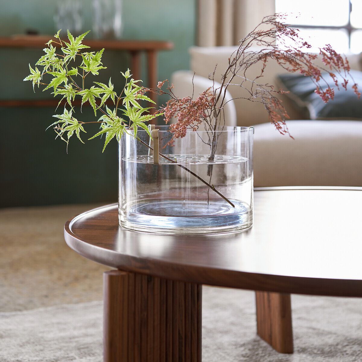 Круглый журнальный столик из грецкого ореха AMPM DIAGIL ARCH-00062714 - Вид №6