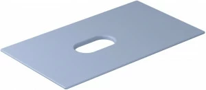 Полка керамическая с отверстием SX-DX (двусторонняя) 81x46 Синий 2051ON GALASSIA Tabulae