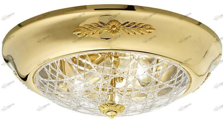 Possoni Illuminazione Потолочный светильник из чистого золота с кристаллами Giotto 1898/plp-c