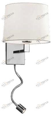 Terzo Light Настенный светодиодный светильник из стали и пвх с гибким кронштейном  V4101800 