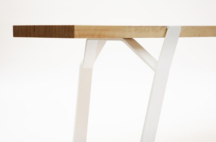 Ross Gardam Прямоугольный стол из стали и дерева Flint sun-id-1424236 - Вид №5