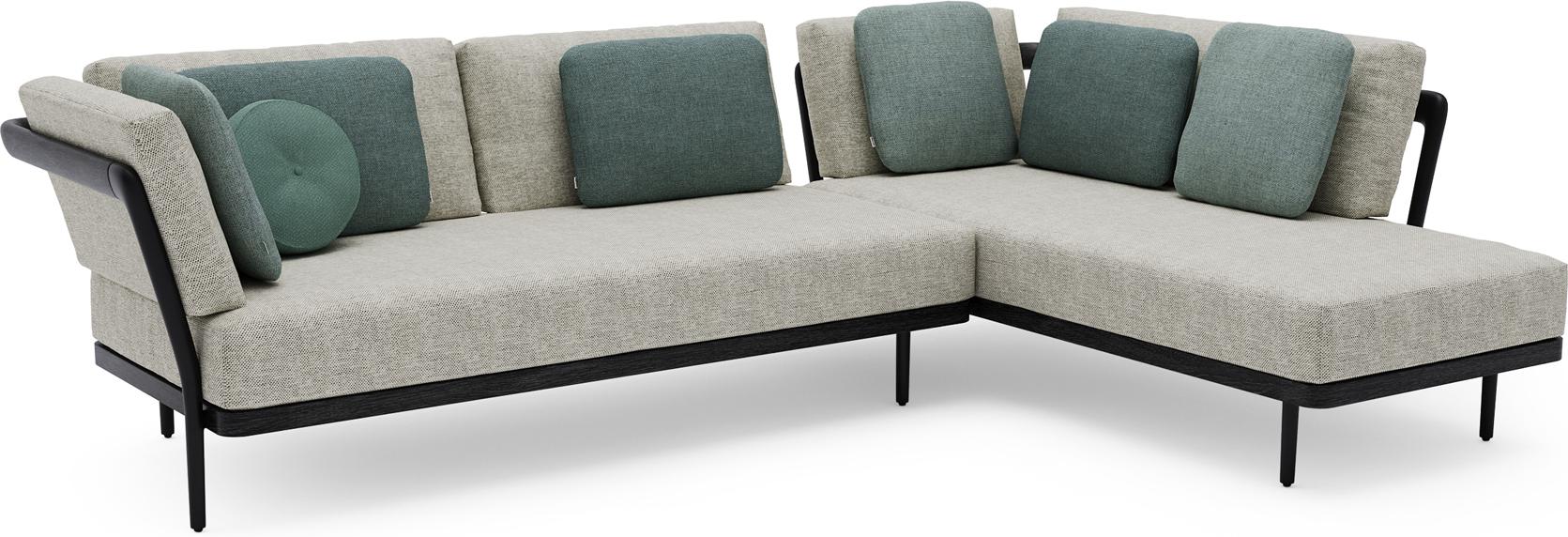 Concept 7 teak nero черный Manutti Flex MNST538