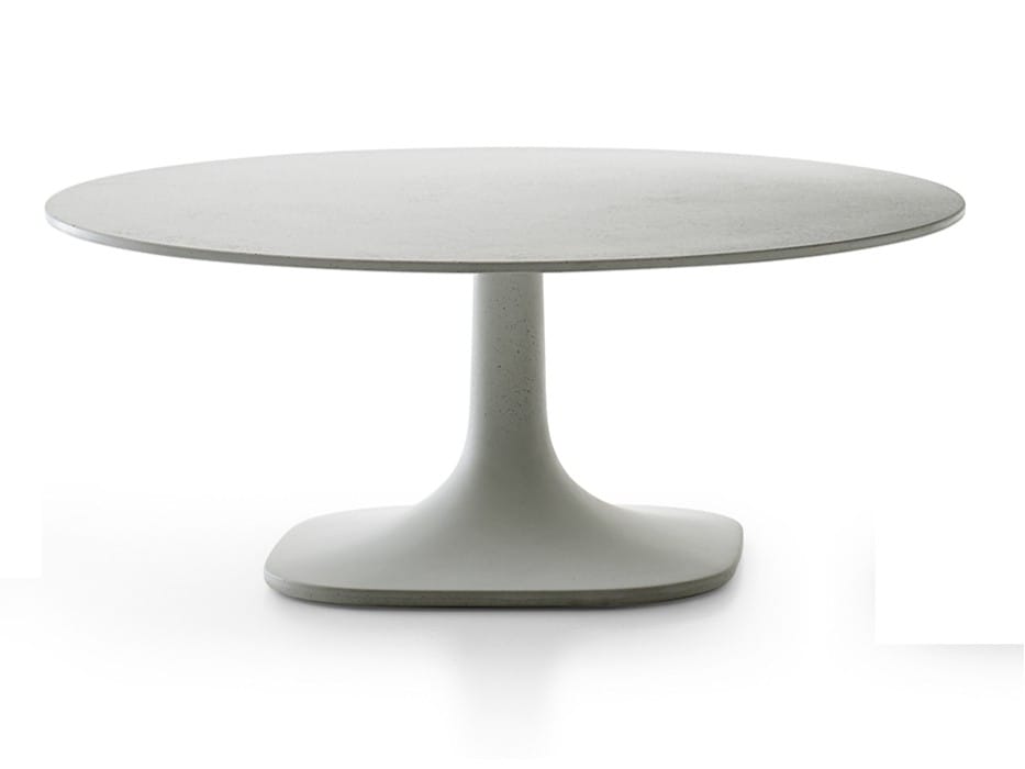 Бетонный круглый садовый столик B&B Italia Outdoor Pushpam ARCH-00026919