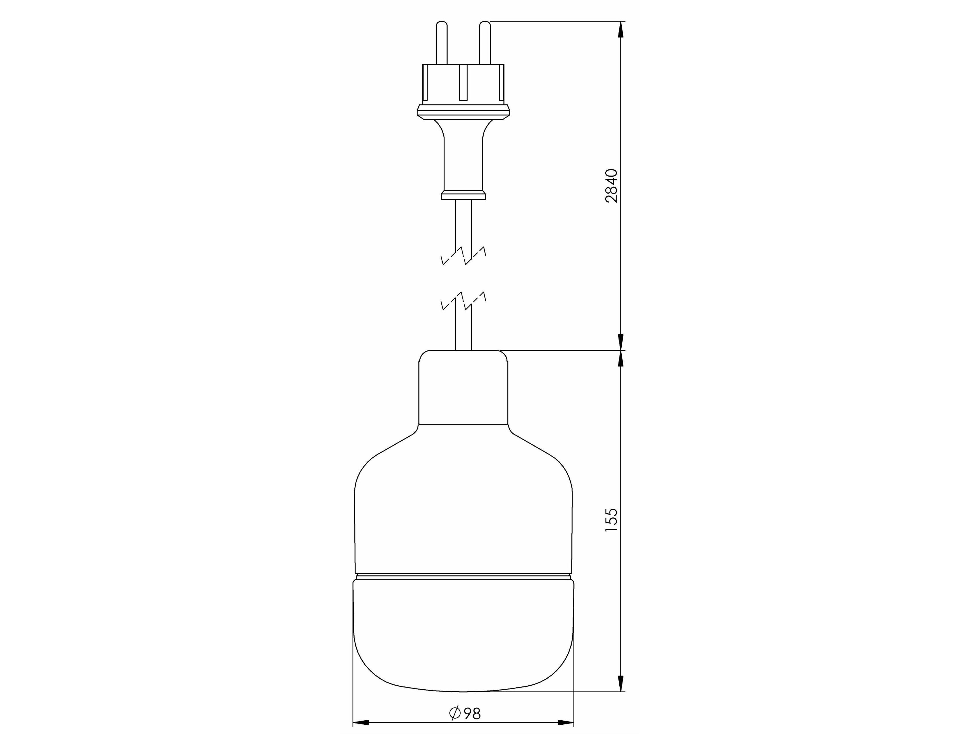 Открытый подвесной светильник из фарфора и опалового стекла Ifö Electric Ohm ARCH-00106946 - Вид №4