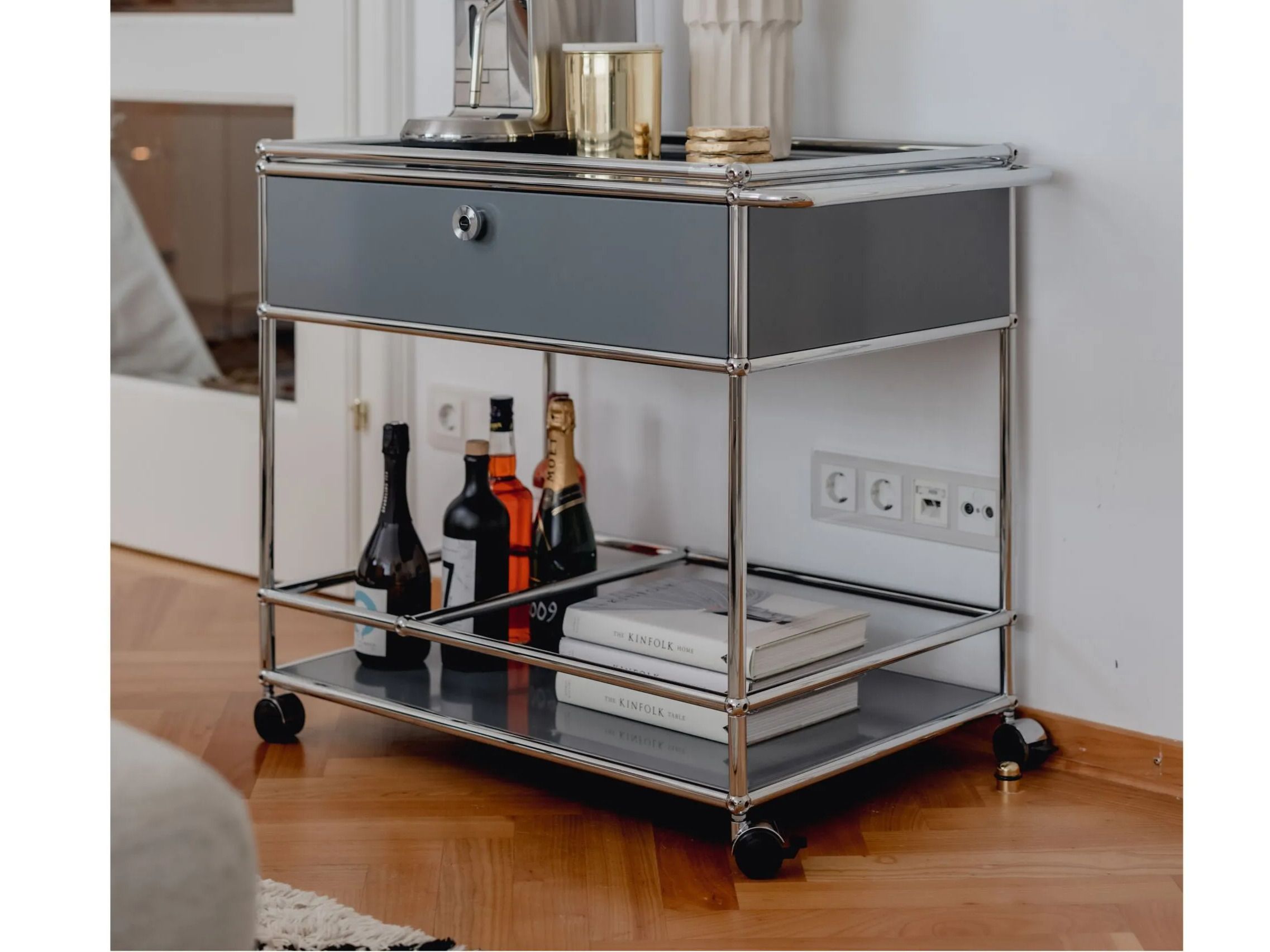 Металлическая тележка для еды USM USM Haller System ARCH-00081308 - Вид №1