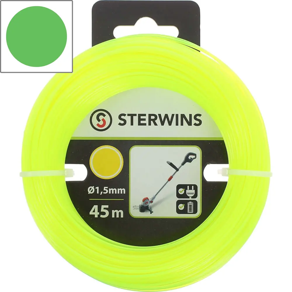 Леска для триммера Sterwins ø1.5 мм 45 м круглая 81946349 STLM-2088522 