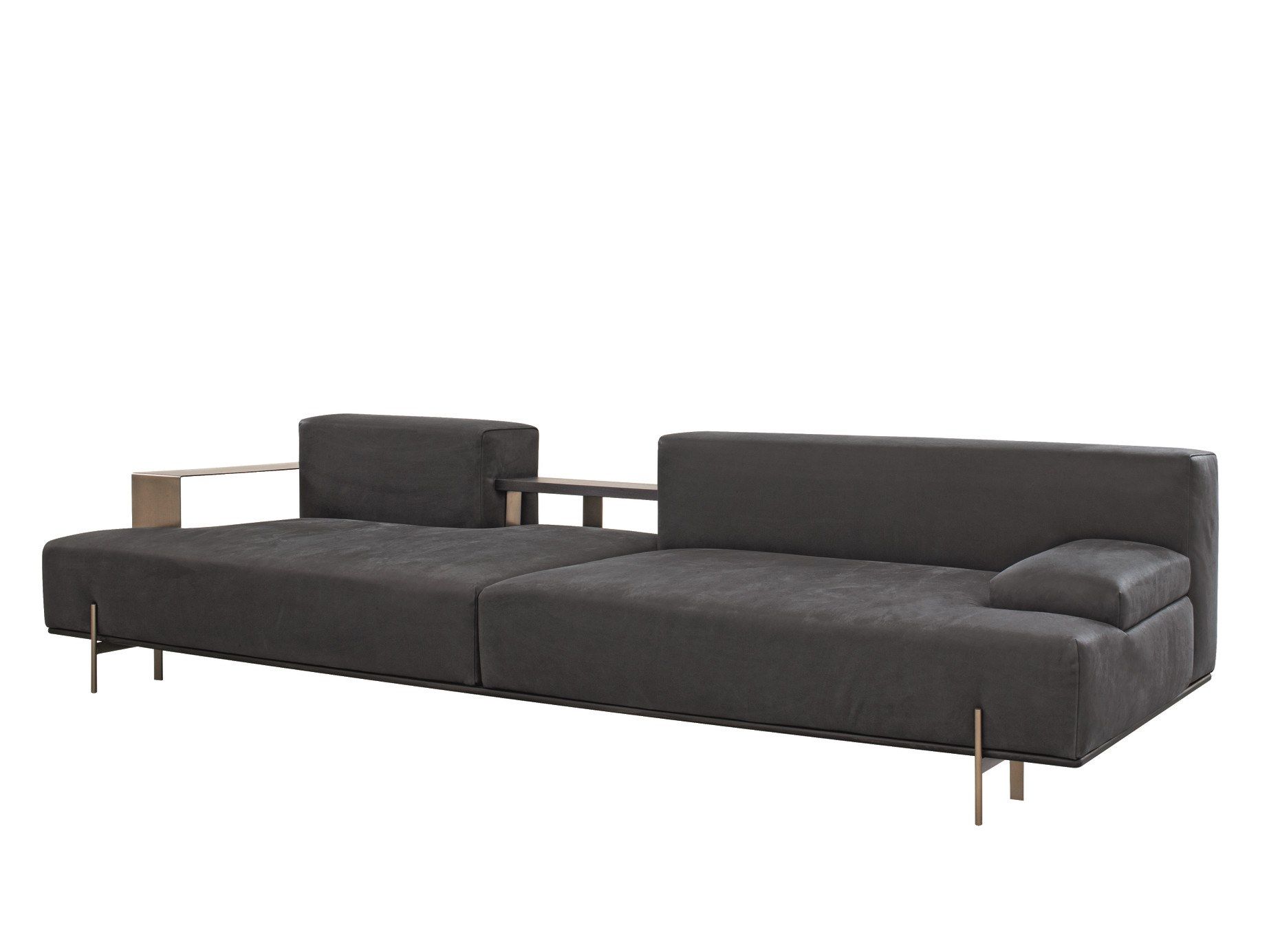 Модульный диван из нубука Shake ARCH-00036071 - Вид №1