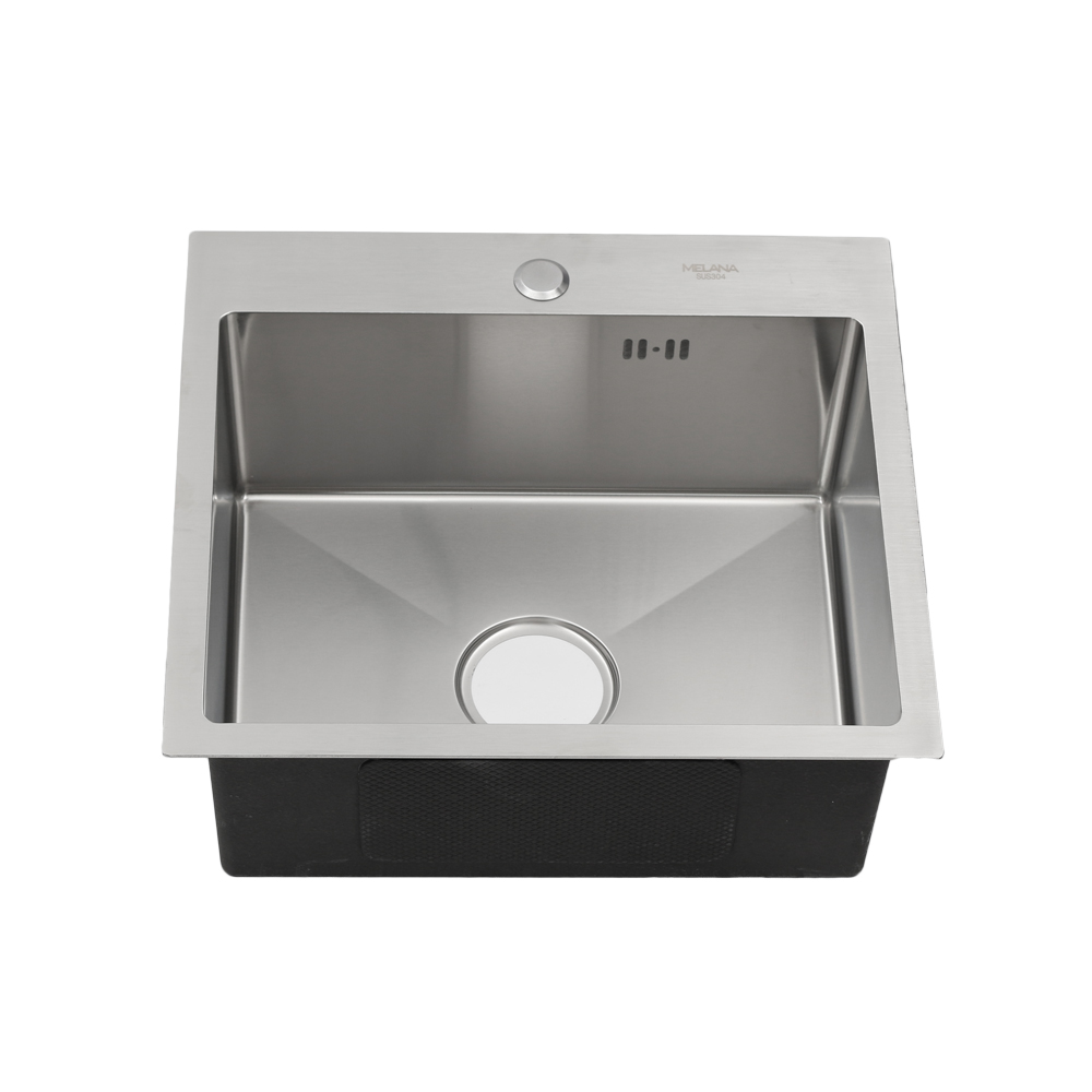 Мойка H48544 MELANA ProfLine 3,0/200 САТИН врезная прямоугольная с коландером H48544 H48544 сатин