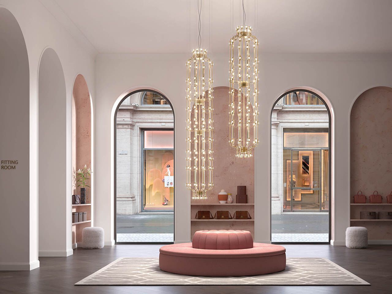 Стеклянный светодиодный подвесной светильник Masiero Raqam ARCH-00029536 - Вид №1