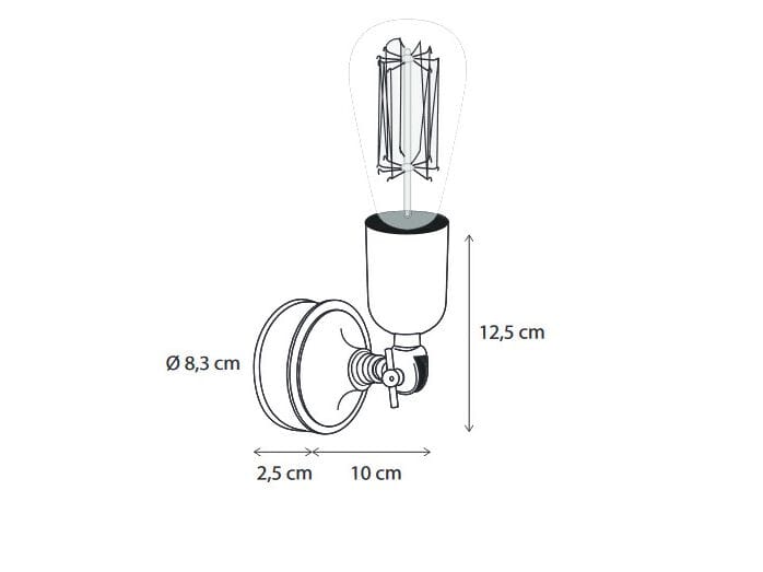 Латунный настенный светильник Authentage Lighting Filou ARCH-00123191 - Вид №1