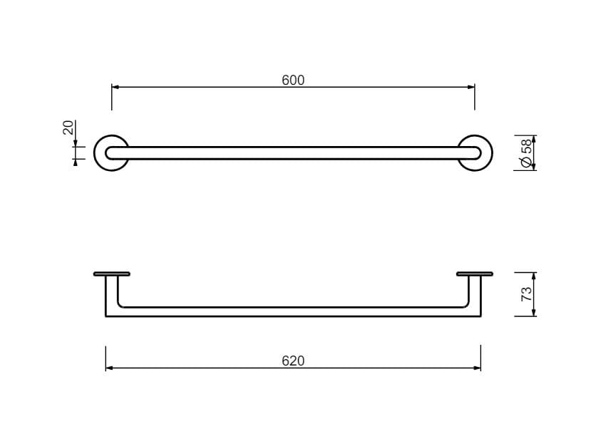 Держатель для полотенец из хромированной латуни Fantini Rubinetti аксессуары Icona ARCH-00137936 - Вид №3