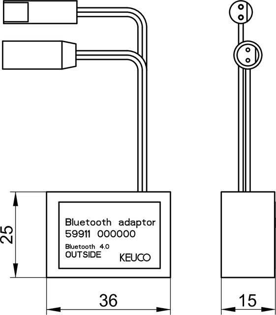 59911000000 Bluetooth-адаптеры KEUCO Armaturenzubehör - Вид №2