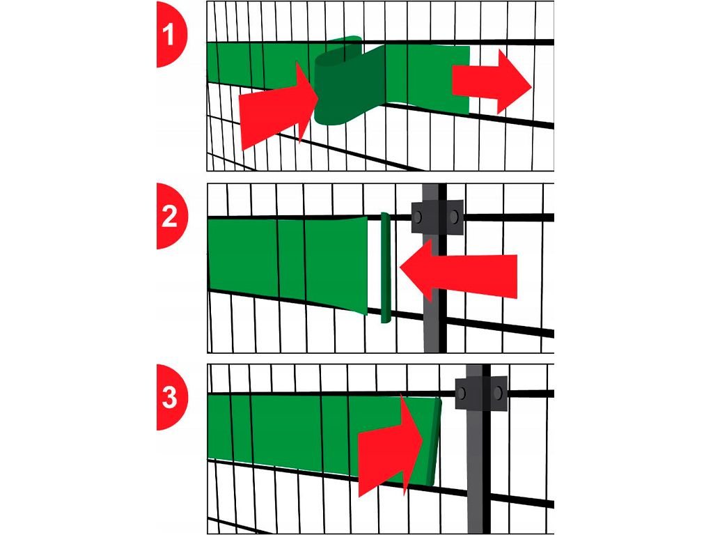 Заборная лента серая 55 мм Геопластборд GPBST-173 - Вид №1