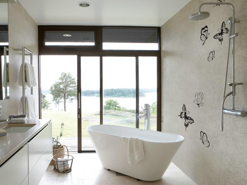 Wall&decò Обои с эффектом стены для ванной Wet system 13 sun-id-1372179 - Вид №1