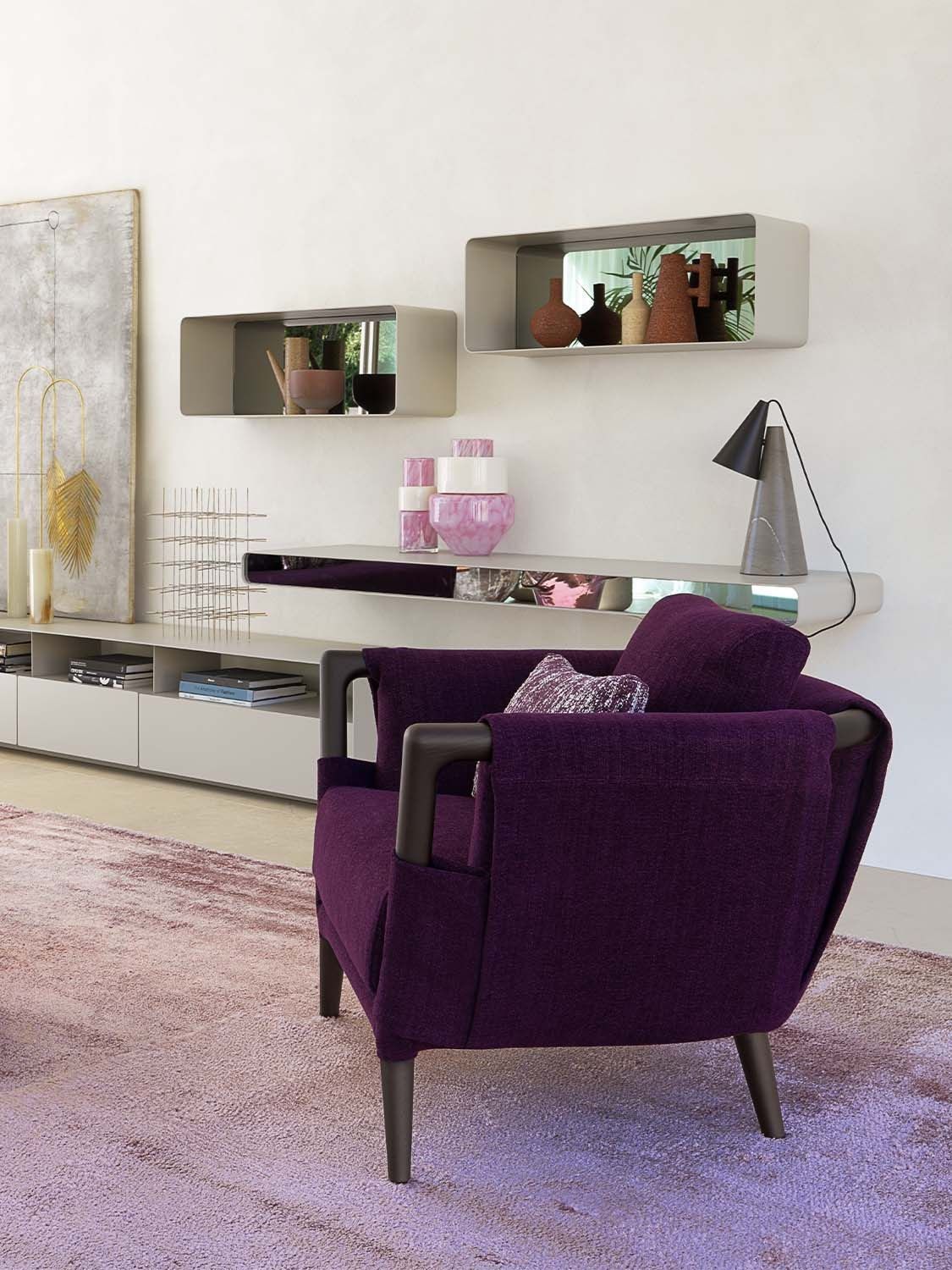 Съемное кресло из ткани Flou Gaudí ARCH-00124172 - Вид №8