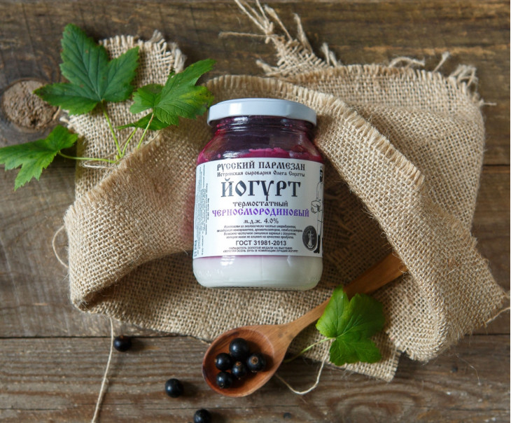 919 Йогурт черносмородиновый 4% Вкусляндия 
