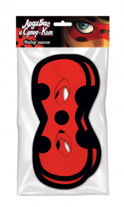 275120 Набор масок "Леди Баг и Супер-Кот" 6 шт. "Красные"