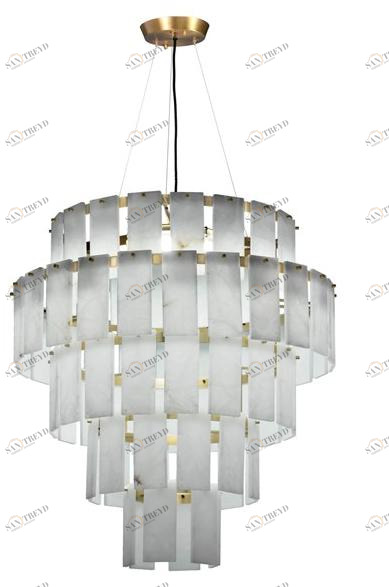 fambuena Светодиодный подвесной светильник из алебастра Quarz 6054 / 6055