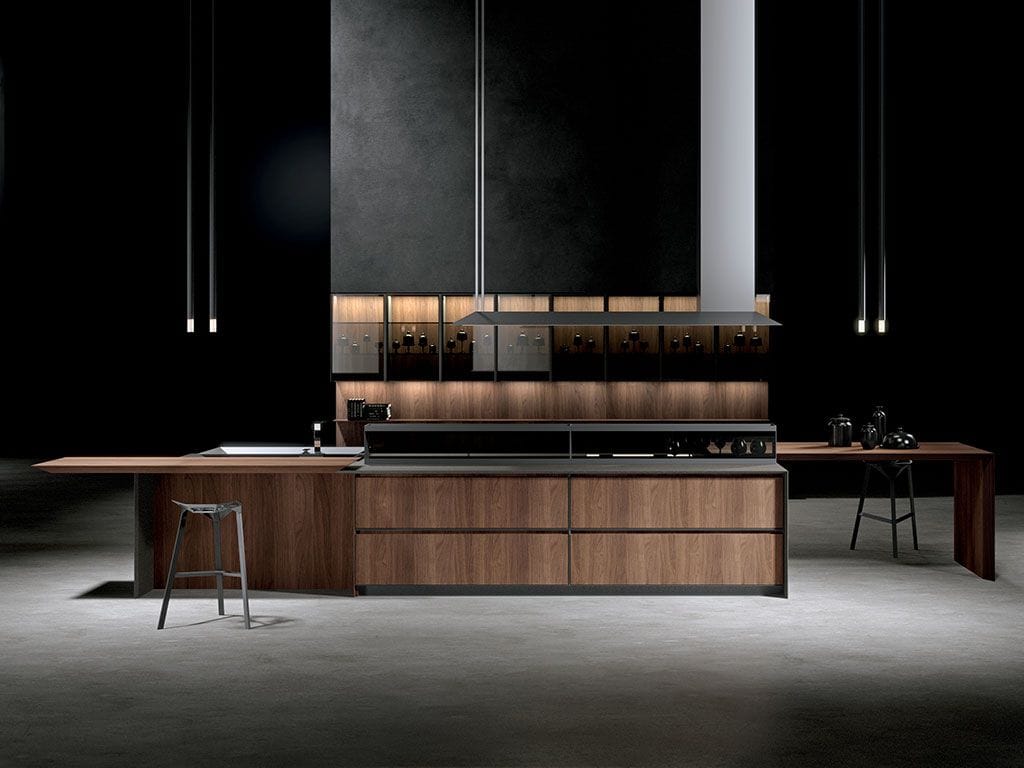 Встроенная кухня с островом Arrital AkB_08 ARCH-00084199