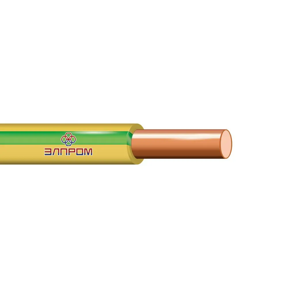 Провод ПУВ LS 1x4 на отрез цвет желто-зеленый 86578309 STLM-2149531 Santreyd  - Вид №1