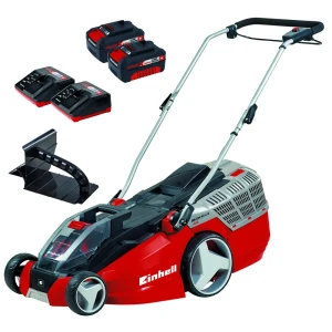 Газонокосилка аккумуляторная бесщеточная Einhell GE-CM 43 Li М 36 В 43 см 2x4 Ач АКБ и ЗУ входит в комплект 80126938 STLM-2111455