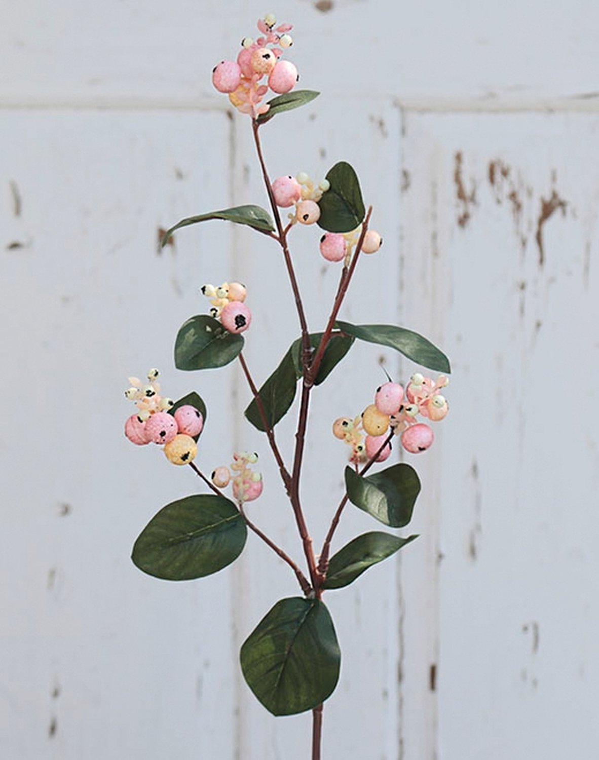 3768 510 a2 Искусственный стебель снежной ягоды, 48 см, розовый H-andreas  - Вид №1