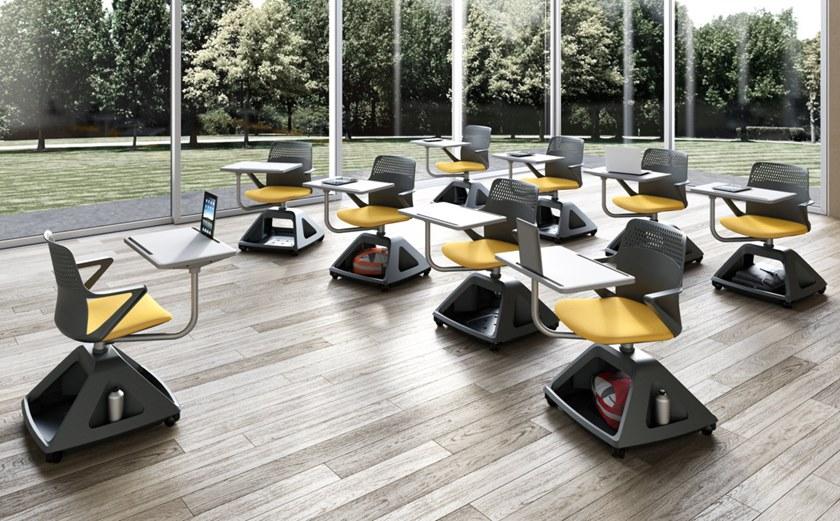 IBEBI Стул для конференций из полипропилена с откидной крышкой Rover evo sun-id-1378244 - Вид №4