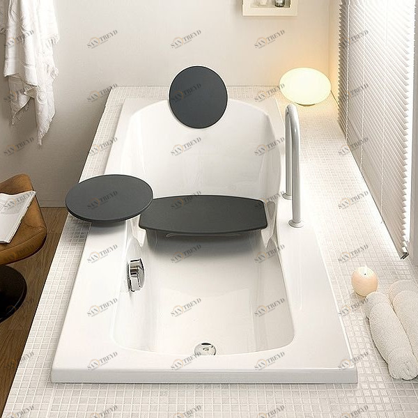 Ванна акриловая MODULA 180х80 см с аэромассажем Deluxe HOESCH 6624