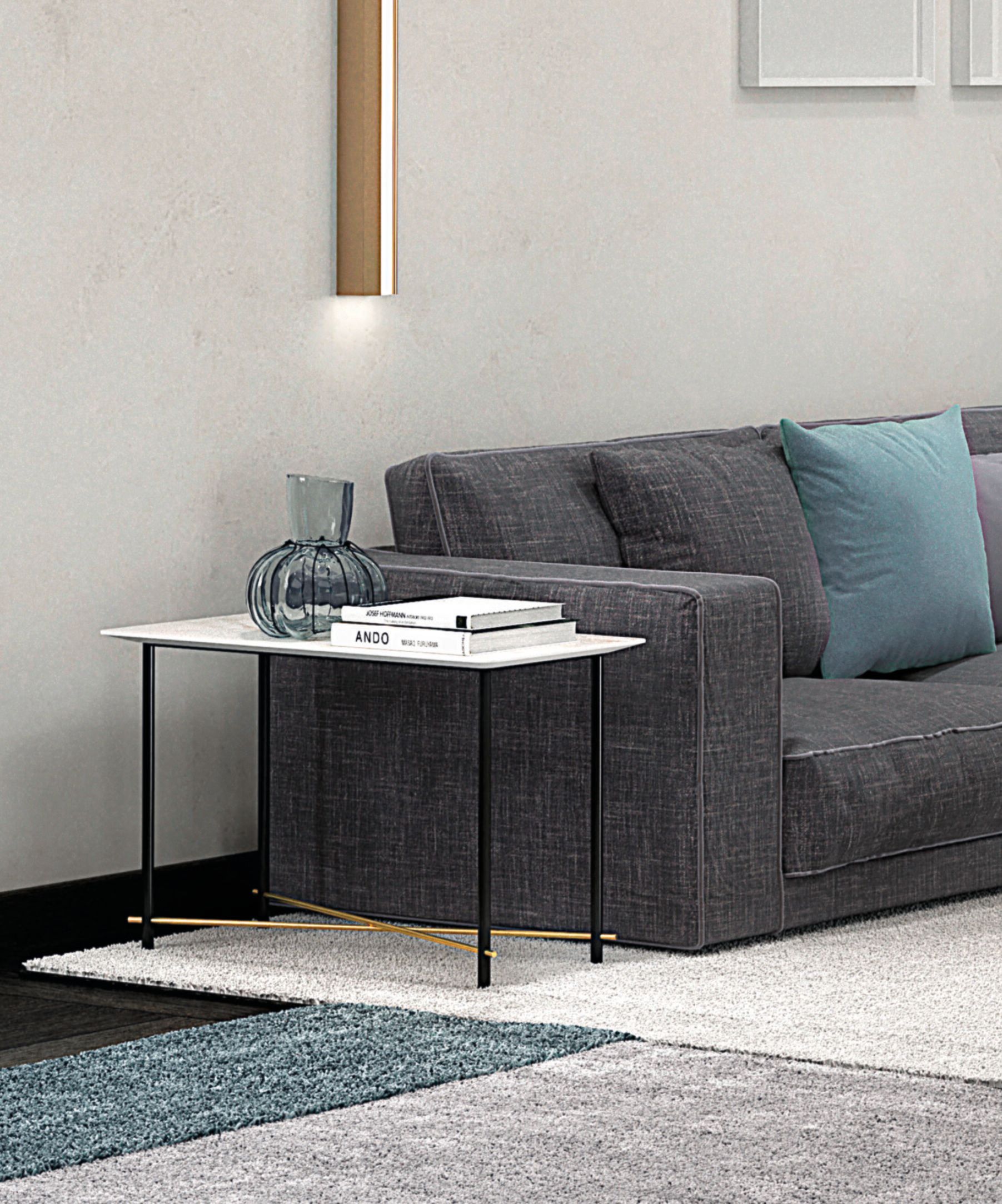 Прямоугольный мраморный журнальный столик Casamilano SHANGHAI ARCH-00142135 - Вид №1