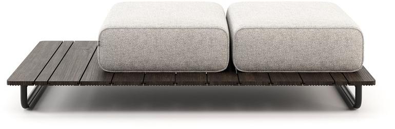 Domkapa Прямоугольный садовый пуф из ткани Copacabana sun-id-1395050 - Вид №1