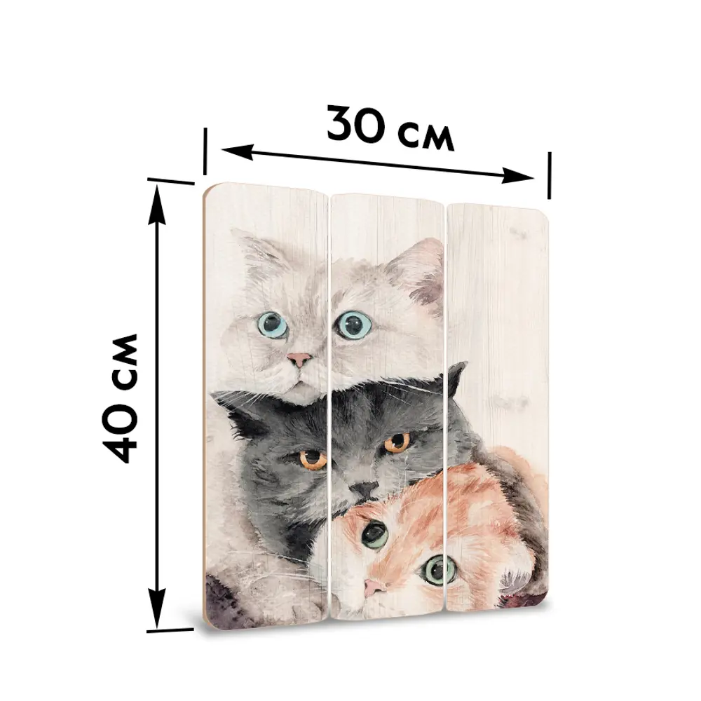 Картина на МДФ Котята 30x40 см 85336830 STLM-2013117 POSTERMARKET  - Вид №6
