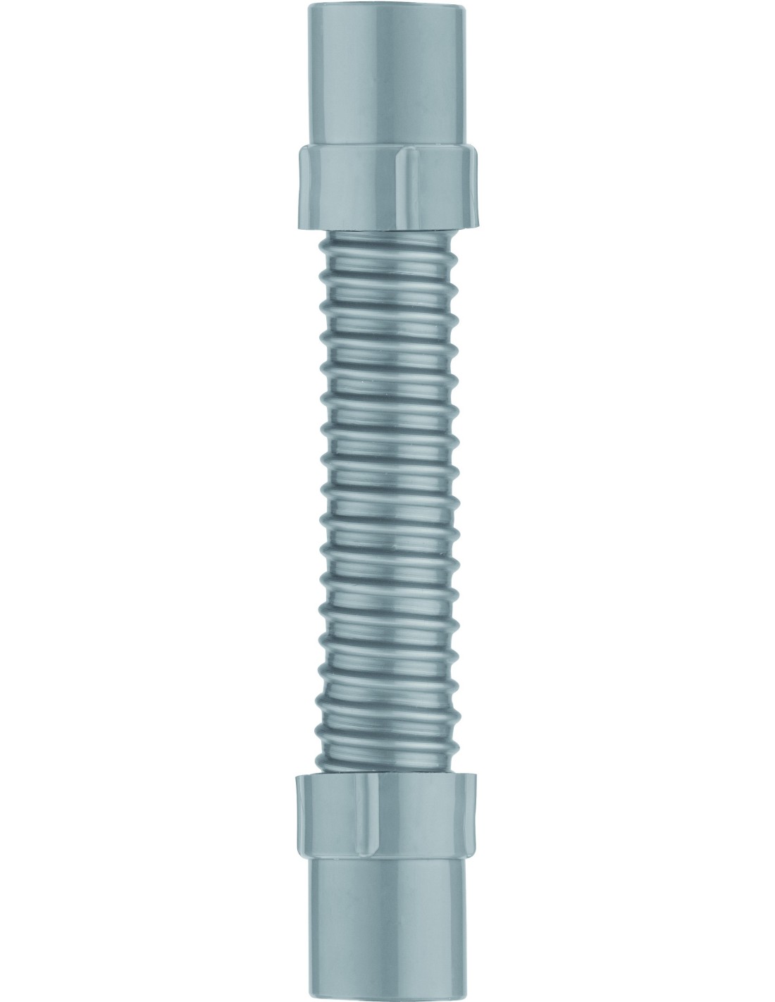 812300 000 00  Гибкая армированная часть прохода, Д. 40 мм, Л. 260 мм, м / м Концы из АБС-пластика Valentin Серый 