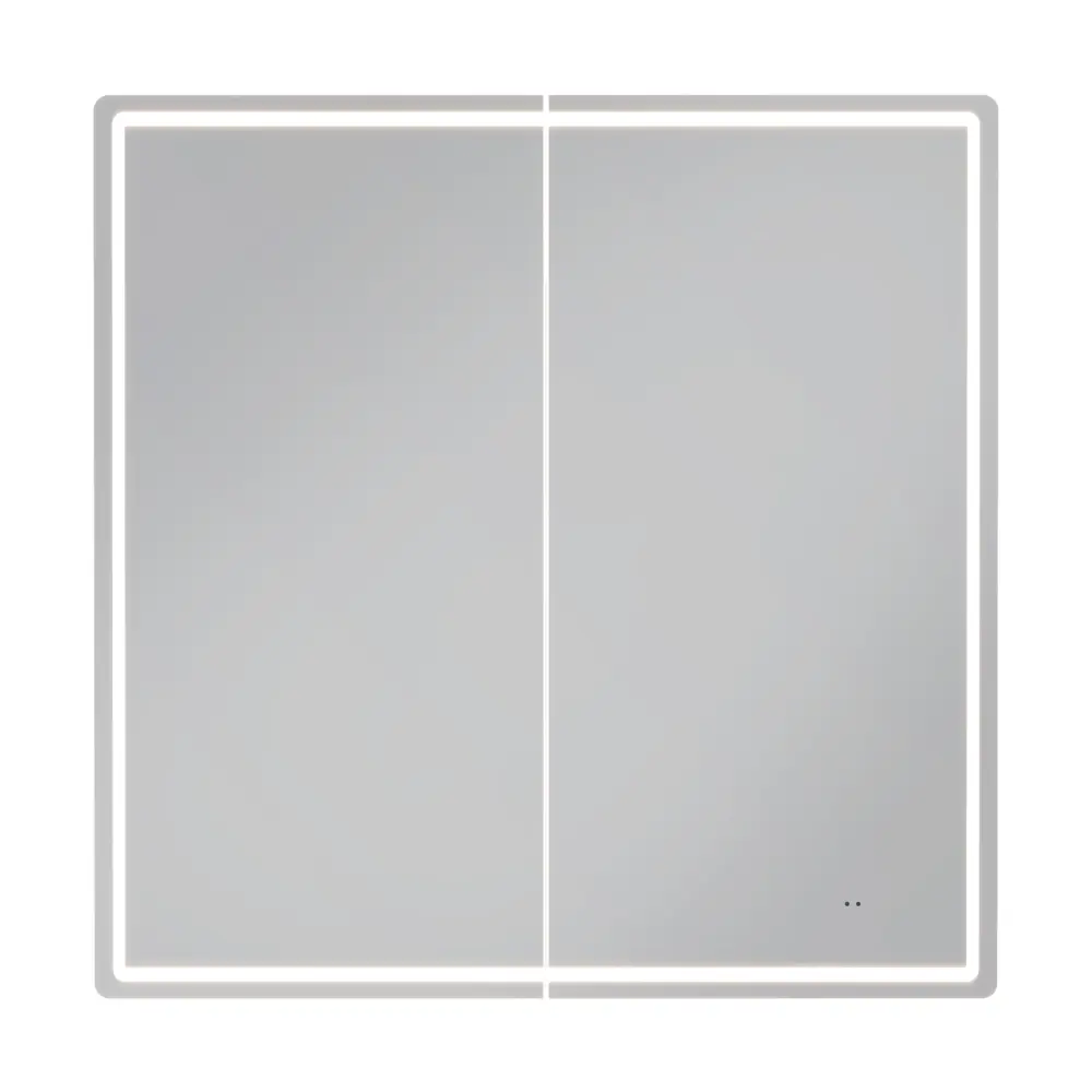 Зеркальный шкаф Vigo Look с подсветкой для ванной 80×80 см 82999525 STLM-0038670 - Вид №1