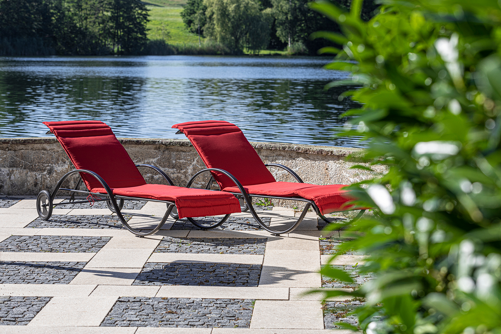 65.00.0108 Лежак Romeo marone под старину Mbm - Вид №1