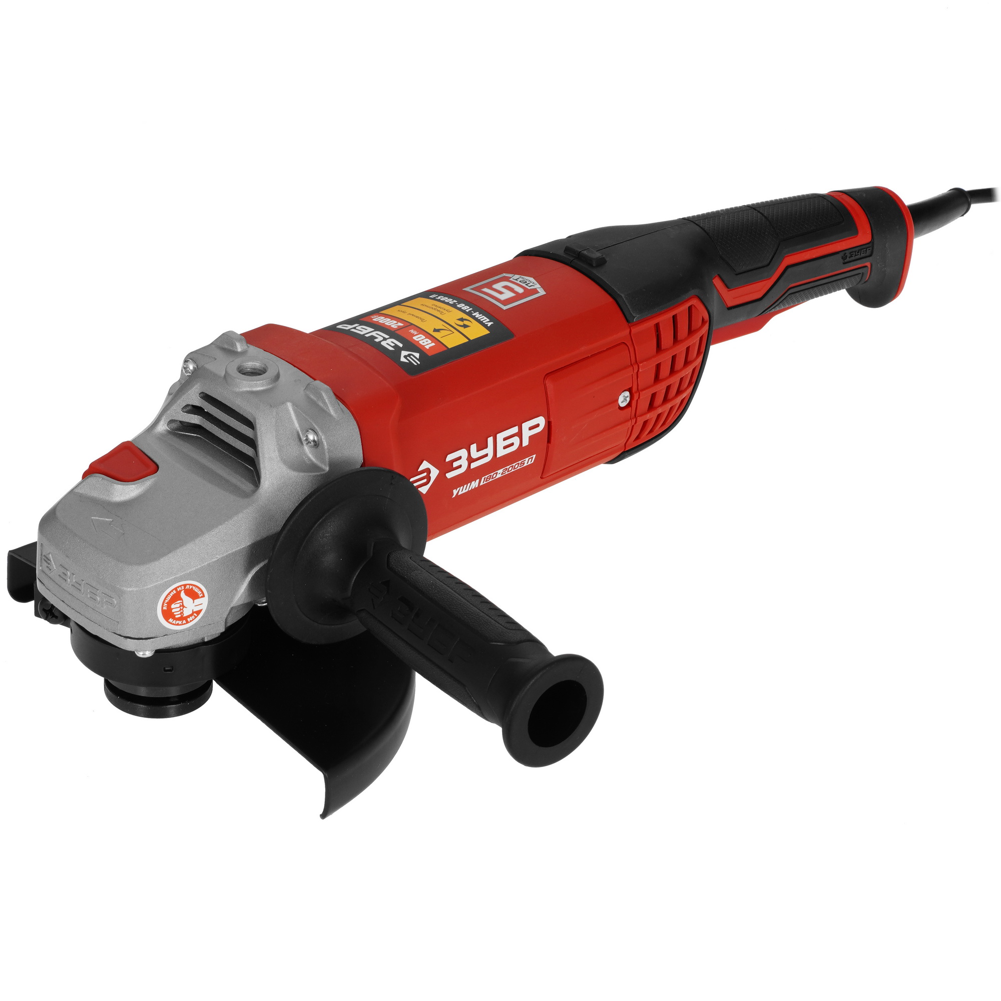 Углошлифовальная машина (УШМ) Зубр УШМ-180-2005 П 9963646 STDN-0108302