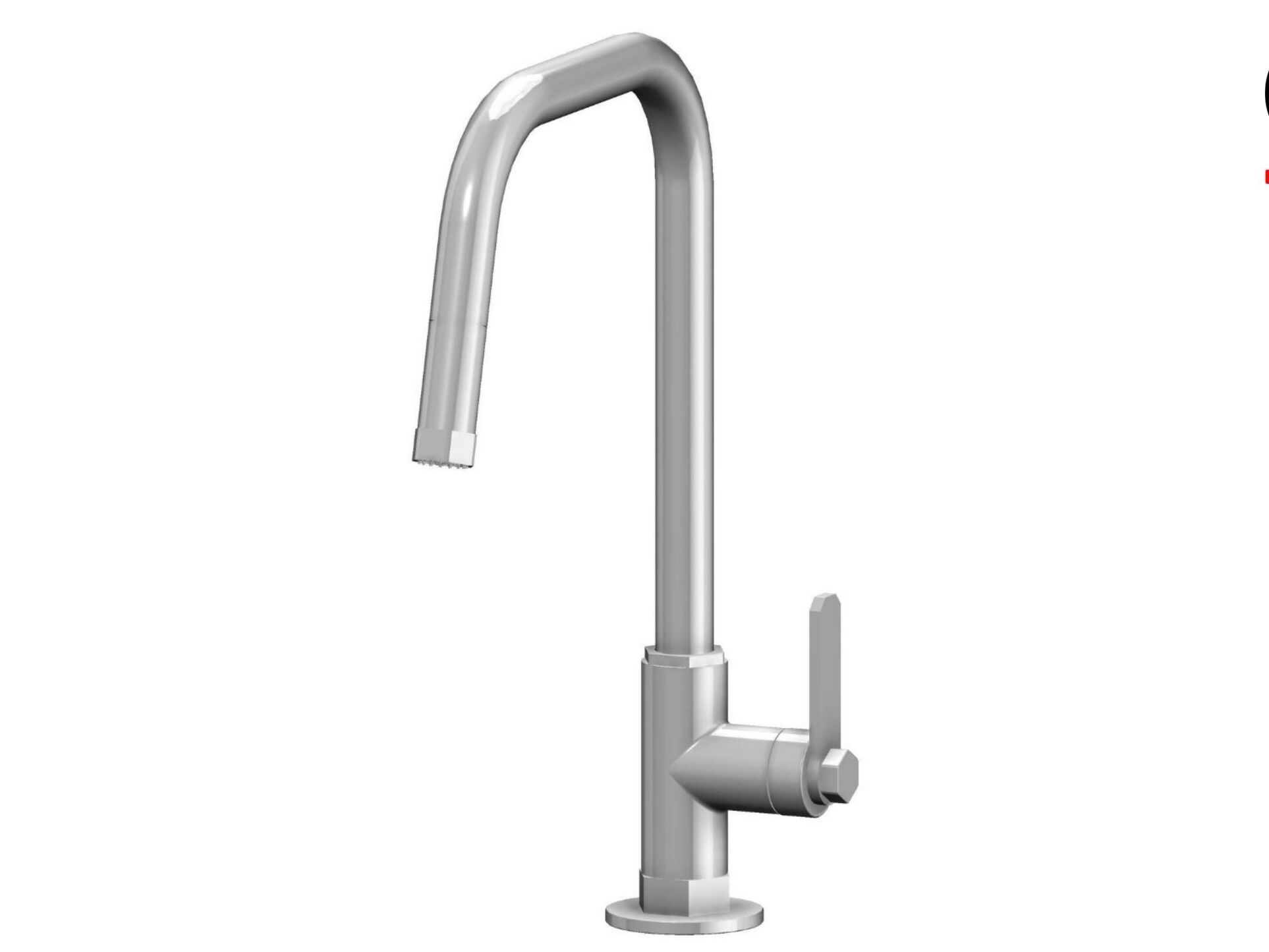 Смеситель для кухни с поворотным изливом GATTONI мех ARCH-00000594