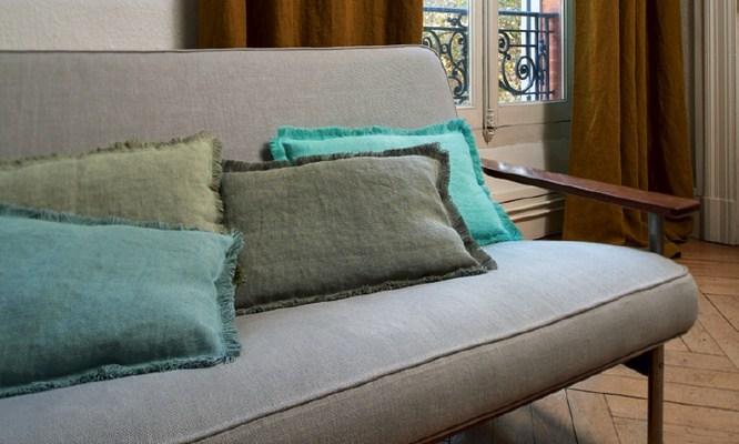 Élitis Однотонная льняная обивочная ткань sun-id-1471987 - Вид №6