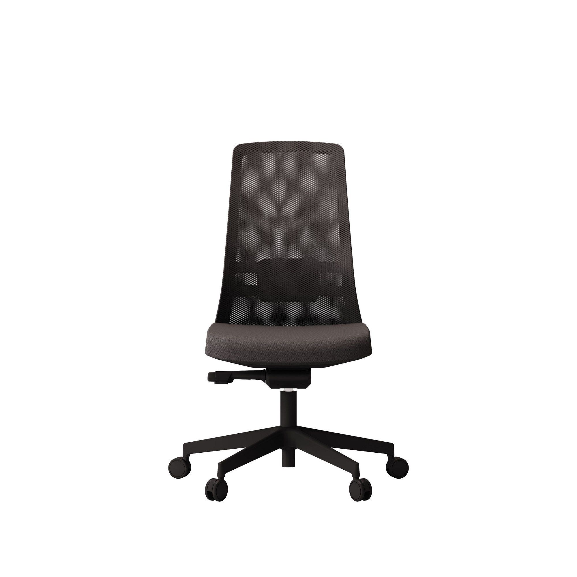 Тканевый регулируемый по высоте рабочий офисный стул с колесами Las Mobili обзор ARCH-00058003 - Вид №1